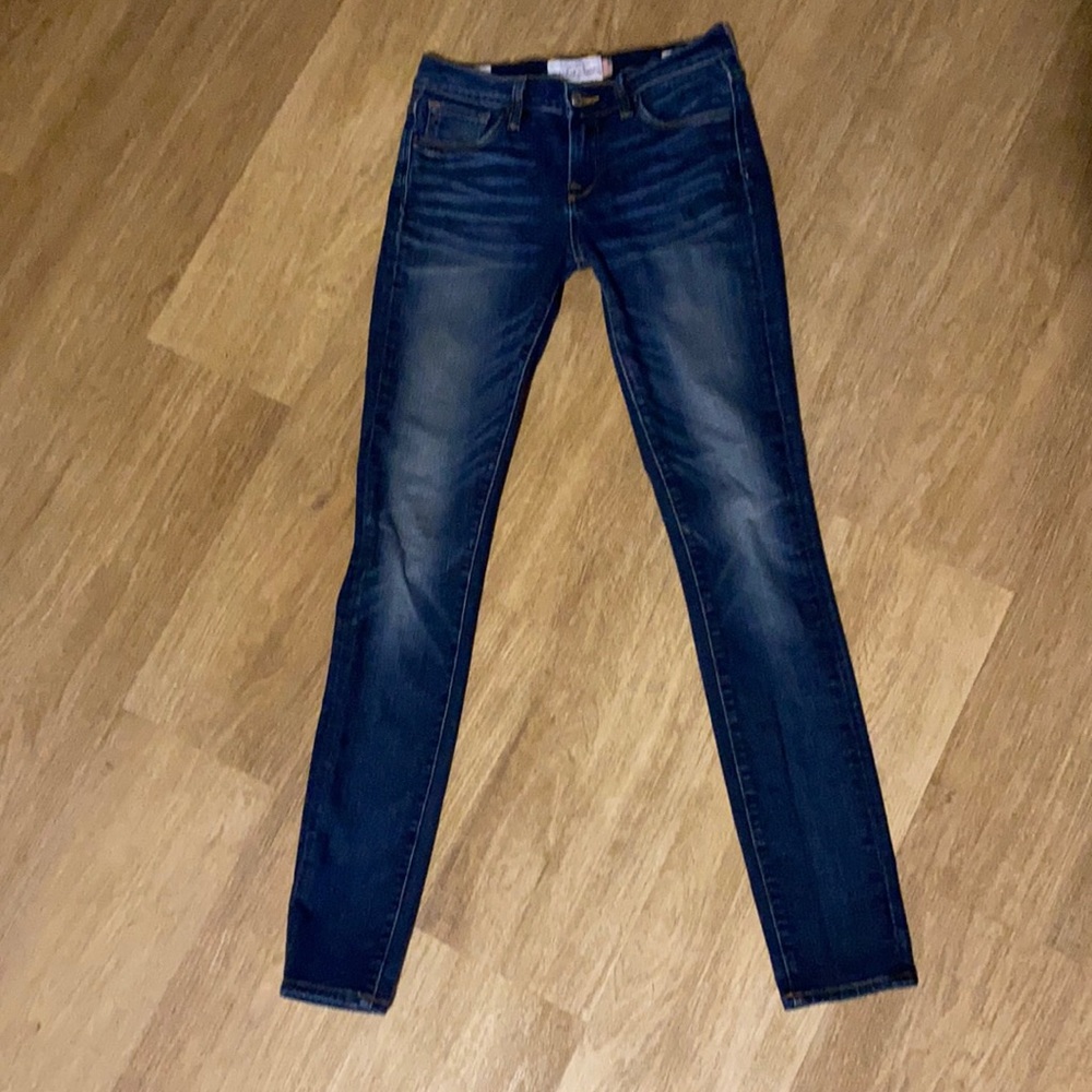 Lucky Brand Brooke Skinny jeans, ankle. SZ0. Made in USA. White Oak Cone Denim - Picture 4 of 13